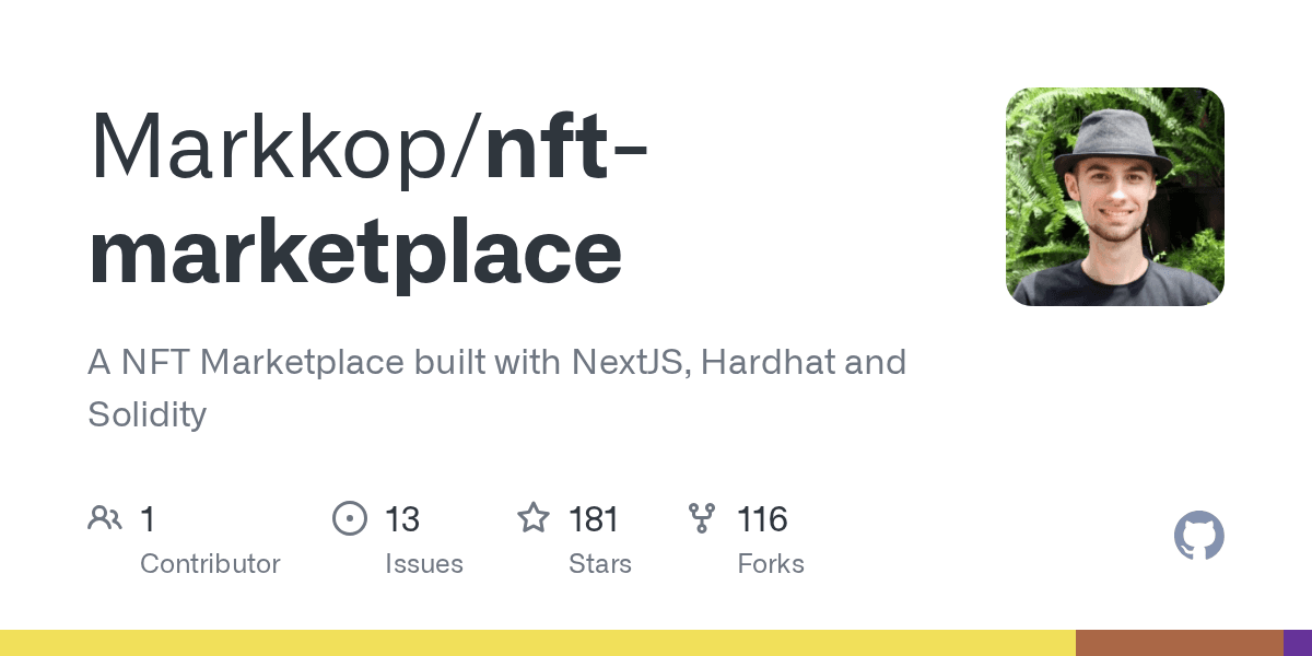 NFT Marketplace project preview