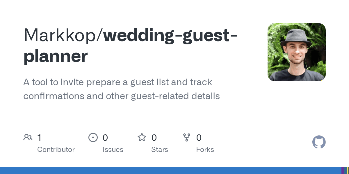 Wedding Guest Planner project preview